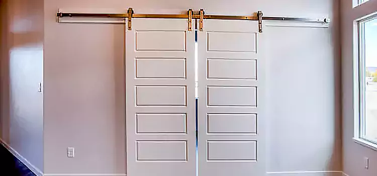 Glass Barn Door with Installation Hardware Kit Pueblo West